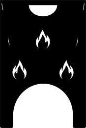 огонь в анфас