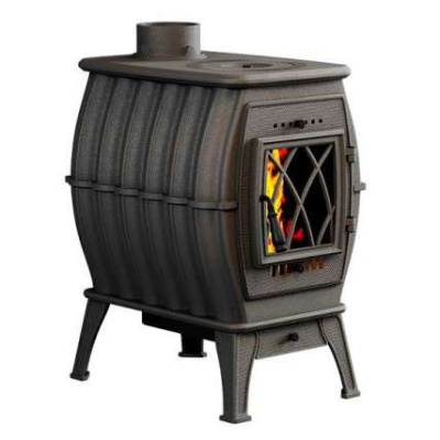 Печь-камин отопительно-варочная Бахта1