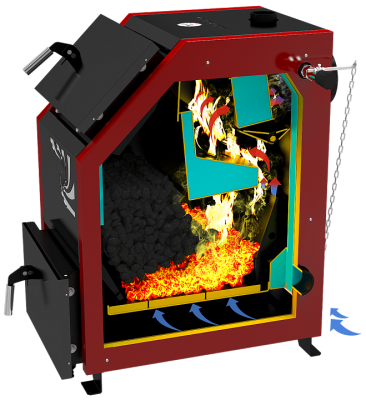 Котел отопительный комбинированный Taifun 12 кВт-1 (2)