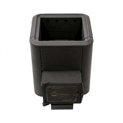 Печь банная Сибирь 15, чугунная дверка с выносным топочным каналом...3