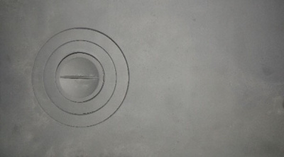 Плита цельная с одним отверстием для конфорок (710х410х8) чугун